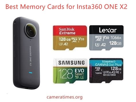 insta360 one x2 memory card.